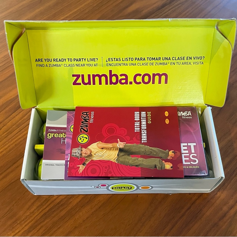 New Zumba Fitness: Join the party box. All discs unopened.